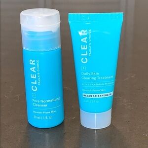 Paula’s Choice Clear Pore Normalizing Cleanser & Daily Skin Clearing Treatment